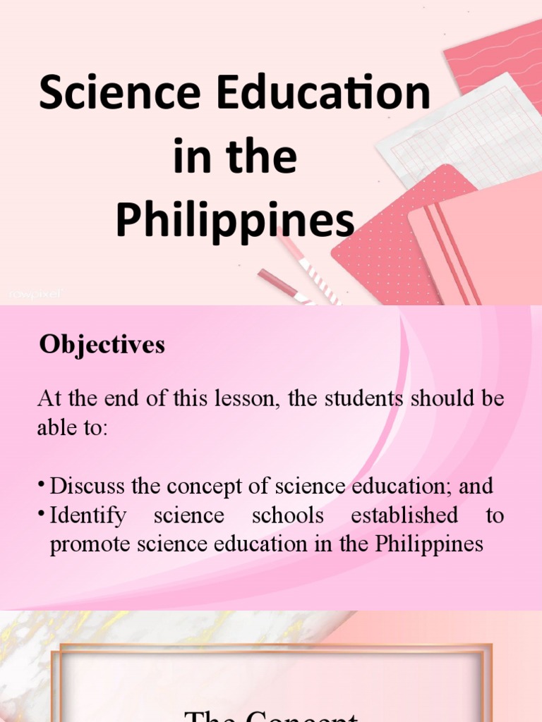 Promoting STEM Education in the Philippines A Focus on Science Schools