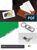 COFFRET 1: Porte-Carte - Stylo - Porte Clé - Clé USB