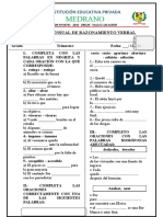 Examen Mensual y Bimestral 2022