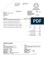 UK Mathematics Trust invoice for past papers