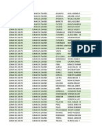 Listado de residentes Lomas de Zamora