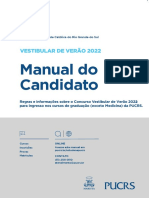 2021 11 08-Prograd-Estude Na Pucrs-Manual Do Candidato-Demais Cursos-Vestibular de Verao 2022