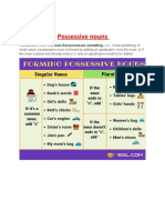 5.possessive Nouns