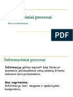 Informaciniai Procesai - Tomui