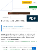 Omnivor - Definiție DEX '09 Dexonline