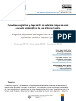 Deterioro Cognitivo y Depresion en Adultos Mayores