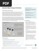 Openstack Object Storage Datasheet