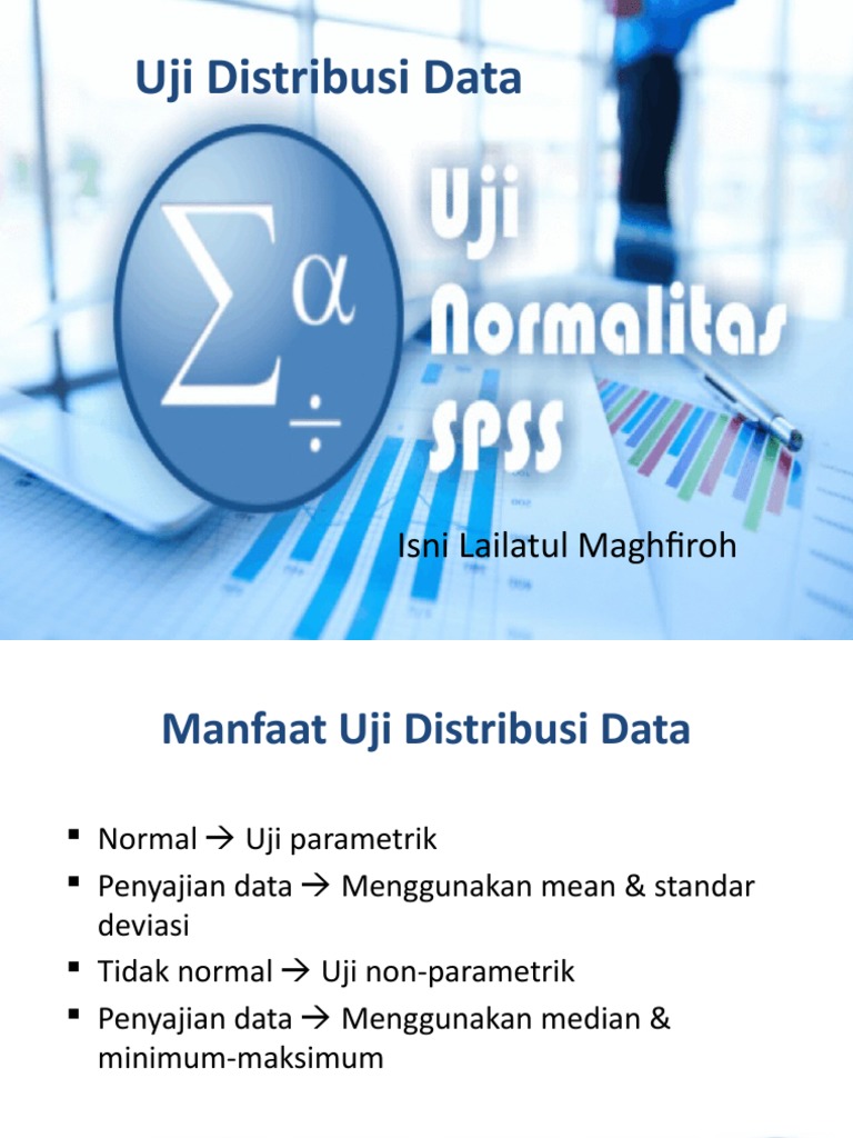 Uji Distribusi Data (Normalitas) | PDF | Metode & Bahan Ajar