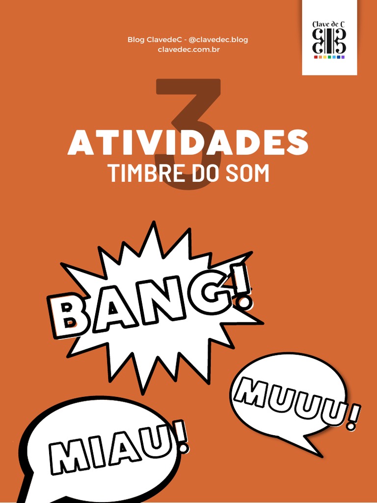Atividades de Timbre para Educação Infantil | PDF