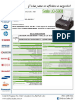 Impresor LQ 590 Credigo El Salvador, S.A de C.V