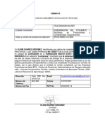 Formato 5 Certificación de Cumplimiento Artículo 50 Ley 789 de 2002