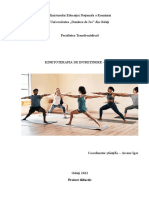 Proiect Didactic Yoga