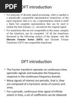 DFT Introduction: Discrete Fourier Series (DFS) and Discrete Fourier