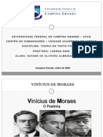 Lorena Slide Vinicius de Moraes Dayane