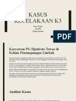 Kasus Kecelakaan K3: Peter Wijaya 2012001 Teknik Industri