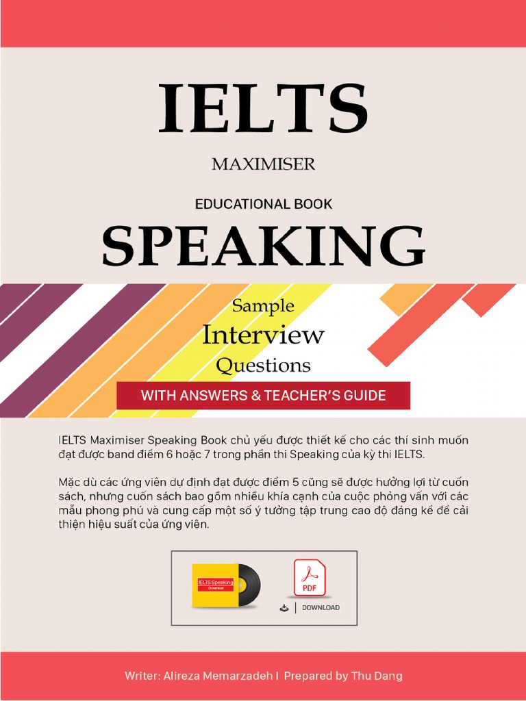 IELTS Maximiser Speaking Book Final | PDF
