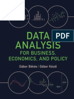 Gábor Békés, Gábor Kézdi - Data Analysis For Business, Economics, and Policy-Cambridge University Press (2021)