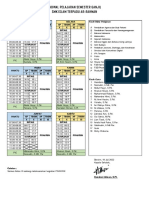 Jadwal Pelajaran - 070827