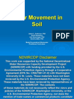 Water Movement in Soil