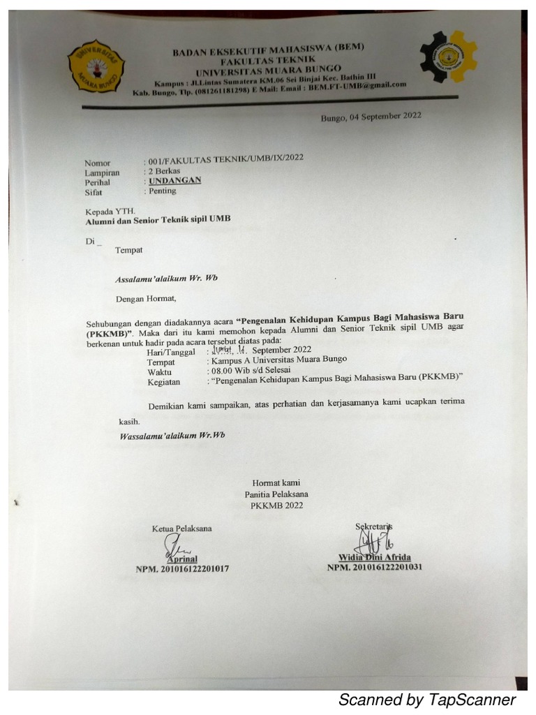 Undangan Alumni | PDF