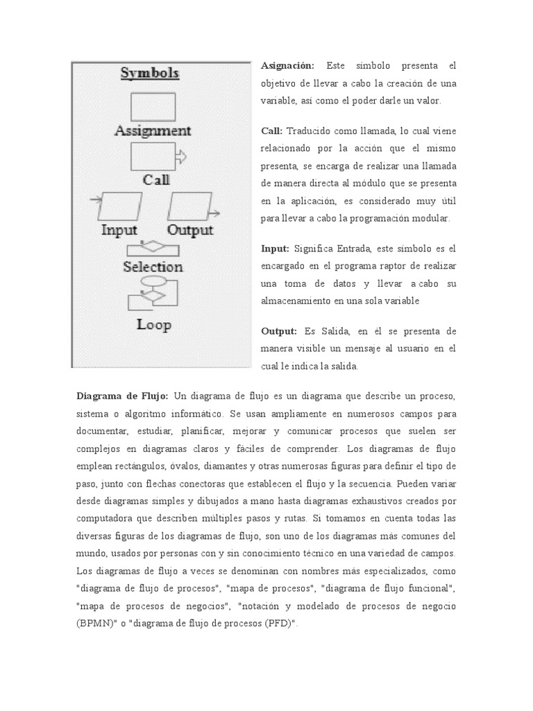 Significado de Input y Output en Raptor | PDF | Informática | Tecnología