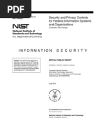 Security and Privacy Controls for Federal Information Systems and Organizations