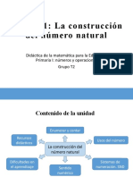 PPT - Unidad 1. La construcción del número natural