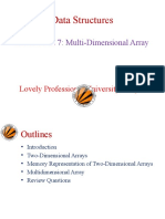 MultiDimensional Arrays