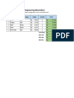 Soal Spreadsheet - Pretest Soal