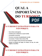 Importância do Turismo