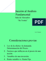 Introducción Analisis Fundamental Renta Vaariable