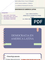 Democracia en america latina - exposicion