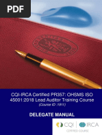 2.1 Delegate Manual To PRINT | PDF | Audit | Certification