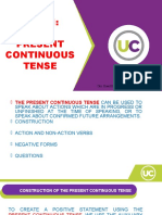 Semana 1 PRESENT CONTINUOUS