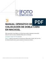 Manual Operativo de Colocacin de Doble Cara en Macocel