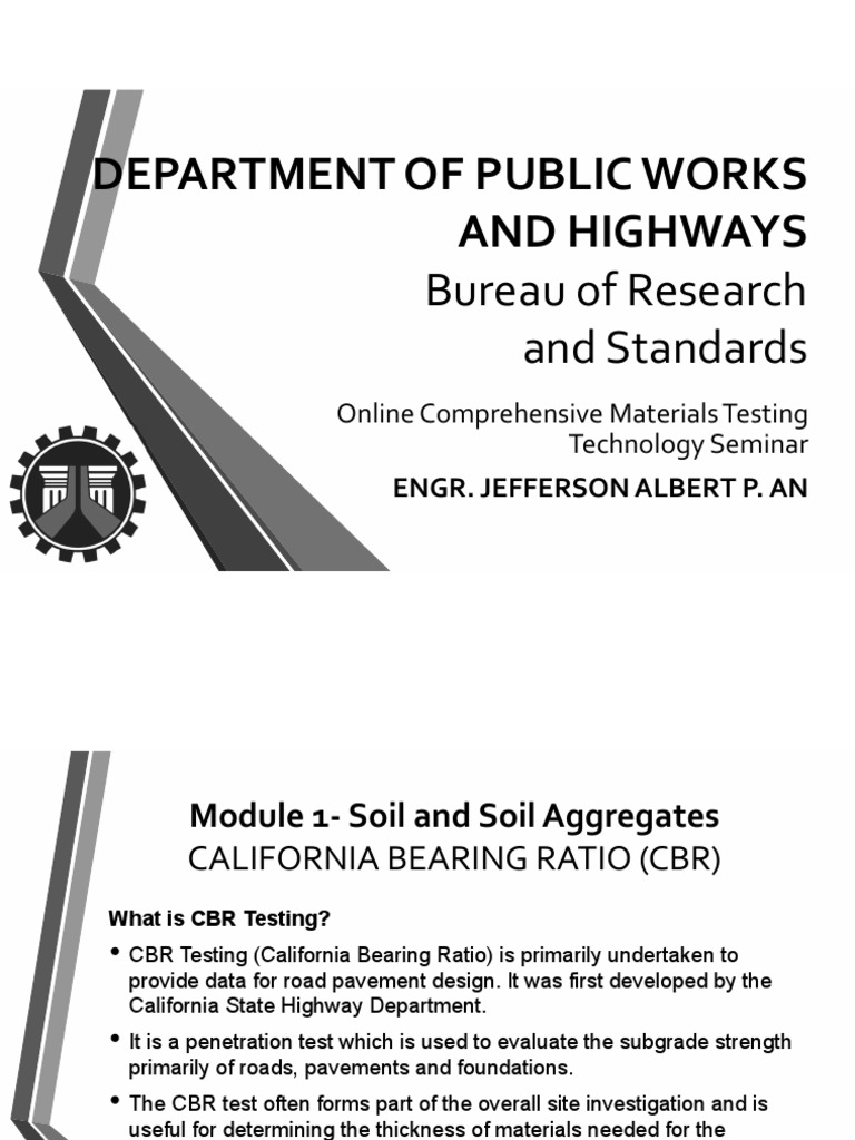 California Bearing Ratio PDF Soil Economic Sectors