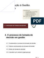 O Processo de Tomada de Decisão