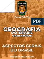 Geografia Brasil Exercícios Aspectos Gerais