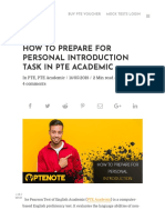 PTE Preparation Manual