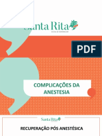 Complicações da anestesia e cuidados de enfermagem no pós-operatório