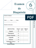 6to Grado - Examen de Diagnóstico