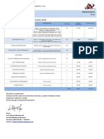 Cotizacion Alberto Mendoza