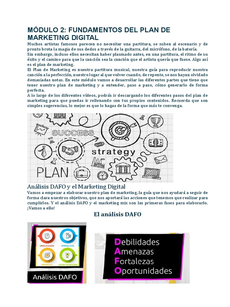 Fundamentos del Plan de Marketing Digital | PDF | Marketing