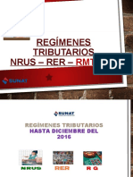 Regimen Tributarios - Ing - Gamboa