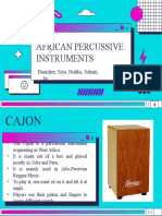 Music PPT African Drums