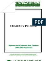 New Parbuilt Corporation is Authorized of DENR for Transport, Treatment and Disposal of Hazardous and Non-Hazardous Waste