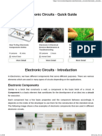 Electronic Circuits - Quick Guide