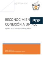 Reconocimiento y Compuertas Logicas en PLC