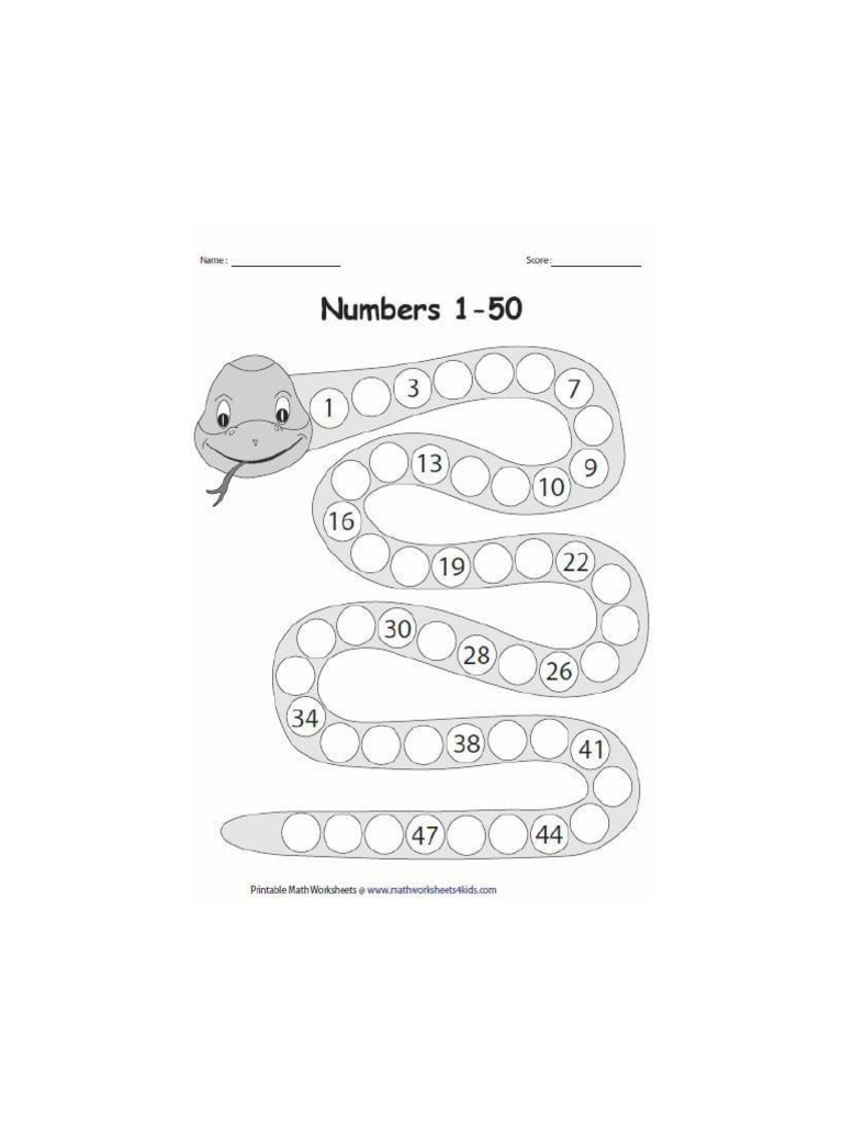 serie-numerica-del-1-al-50-pdf