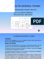 Cotarea În Desenul Tehnic